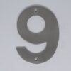 Numeral 6/9 100mm Satin Stainless Steel - Image 2