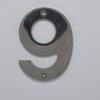 Numeral 6/9 100mm Polished Stainless Steel - Image 2