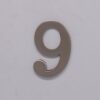 Self Adhesive Numeral 6/9 50mm Satin Nickel - Image 2