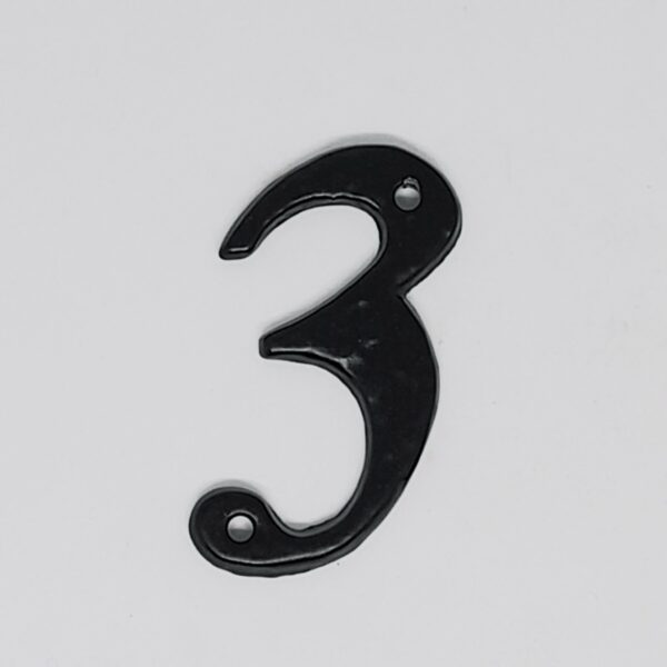 Kirkpatrick 1979 3" Numeral 3 Antique Black