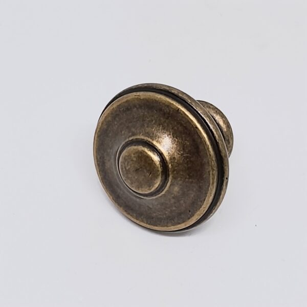 Domed Cabinet Knob 35mm Antique Brass