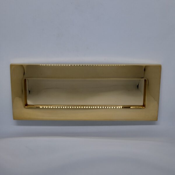 Letter Plate 10" x 3" Unlacquered Brass